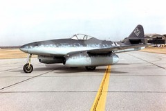 Messerschmitt Me 262A, National Museum of the USAF, Dayton (domaine public via Wikipedia) 